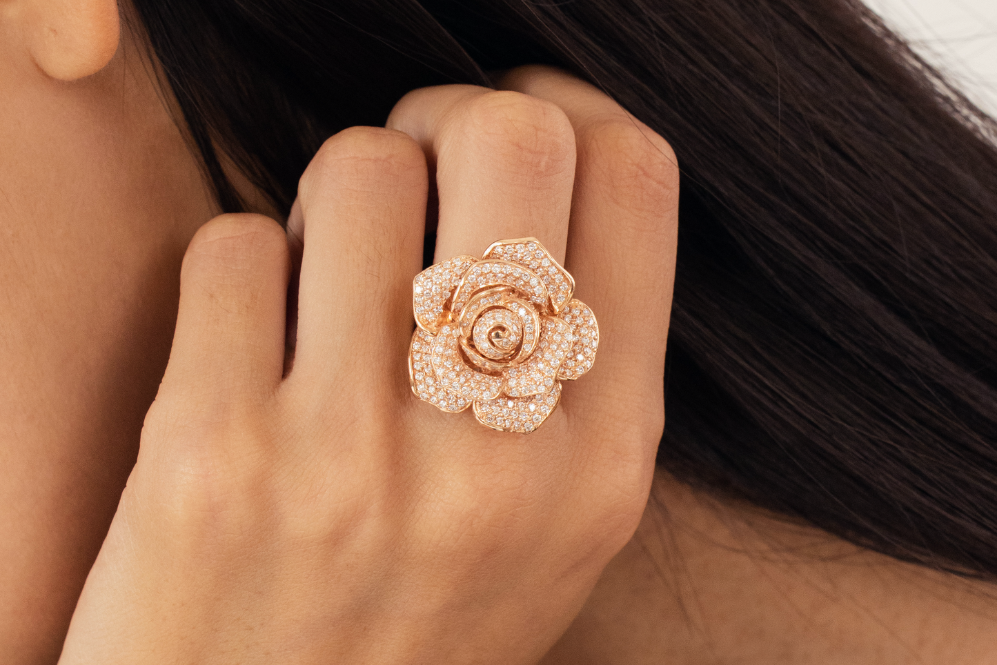 Lab Grown Diamond Rose Ring