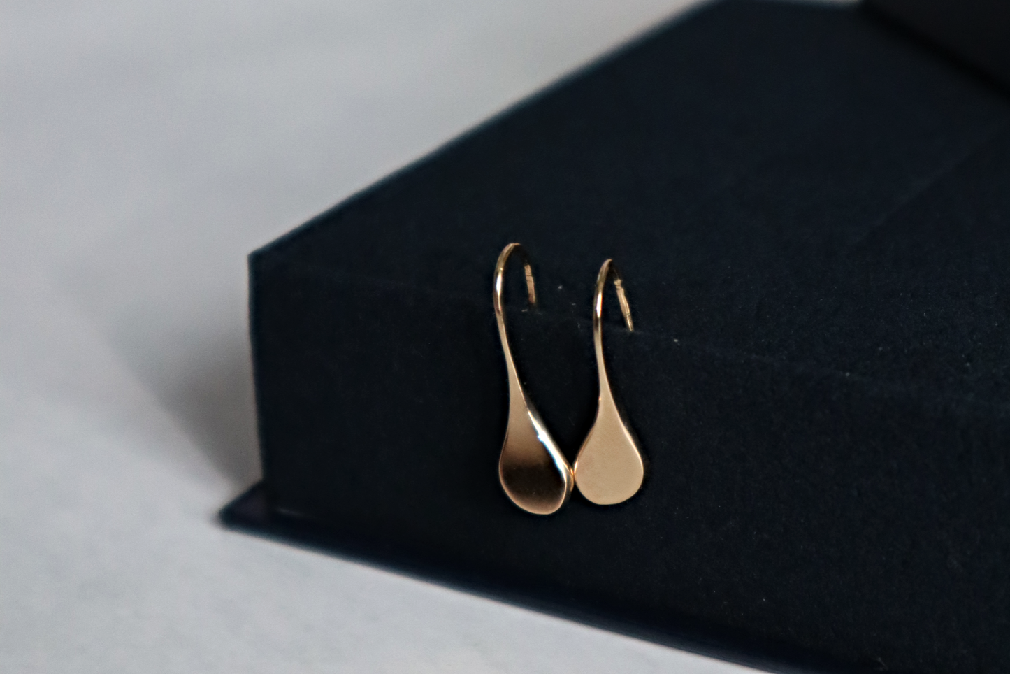 Golden Teardrop Earrings