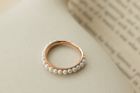 Caviar Pearl Ring