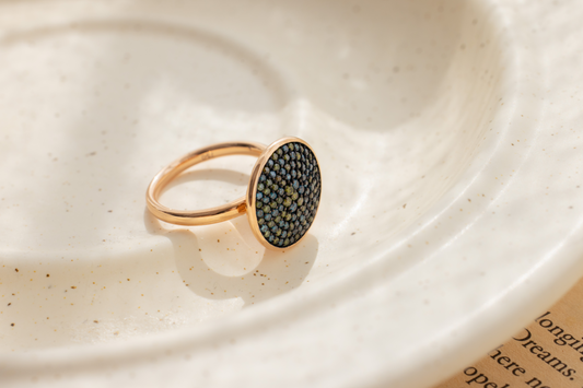 Starry Night Medallion Ring